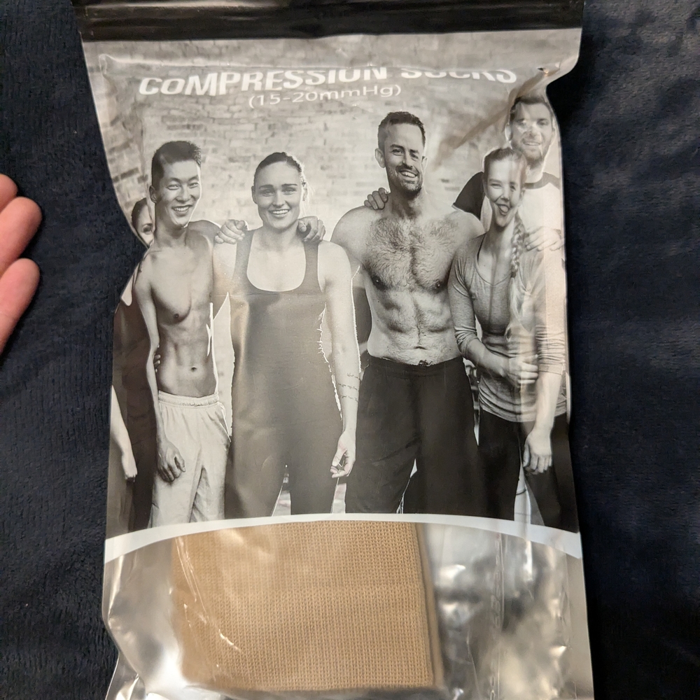 Compression Socks in Tan